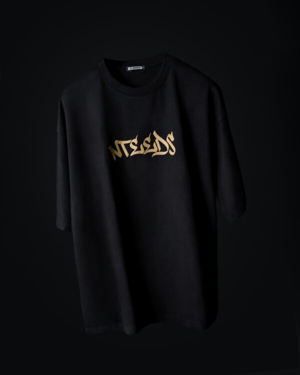 Nteeds Premium Quality Black Printed Tee - Image 2